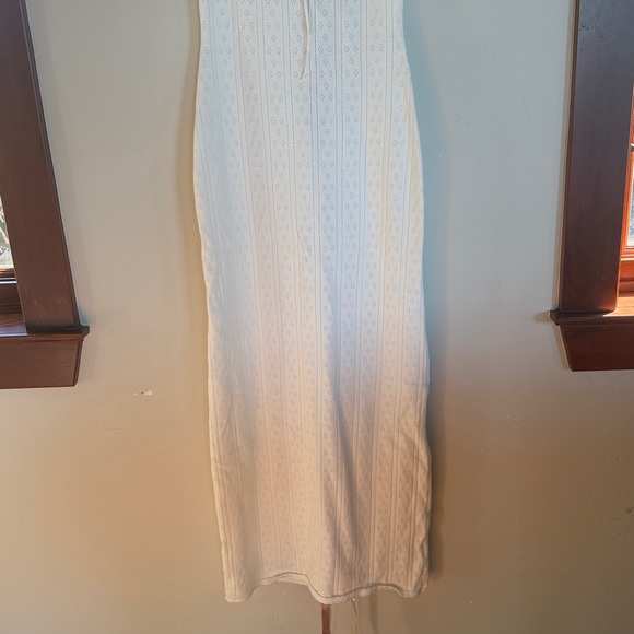 House of CB Myla Maxi Dress in White size Small NWT, White Knit Maxi Dress - Picture 4 of 8